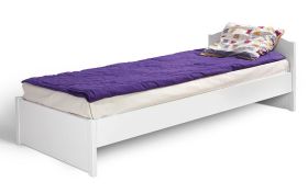 Eenpersoonsbed / logeerbed 07, kleur: wit - 90 x 200 cm (B x L)