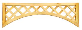Hekwerk boven / 7-delige set / voor Vitalba-paviljoen / sparrenhout / den / keteldruk geïmpregneerd / Maten: 120 x 40 cm