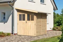 Berging / tuinhuis onbehandeld, grondoppervlakte: 3.3m²