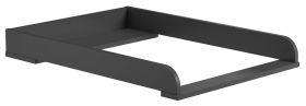 aankleed unit Lillebror, kleur: grijs - Afmetingen: 10 x 64 x 81 cm (H x B x D)