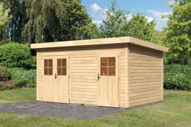 Tuinhuis onbehandeld, grondoppervlakte: 11,34m²