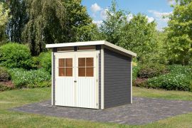 Tuinhuis / berging terra grijs, grondoppervlakte: 4.45m²