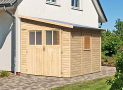 Ruim tuinhuis met lessenaarsdak, kleur: onbehandeld, grondoppervlakte: 6,22 m²