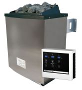 Saunakachel 11 kW – incl. Easy Finnish-bedieningspaneel en stenen (12 kg)