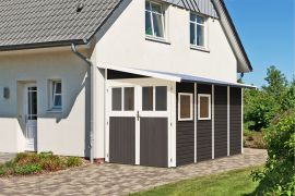 Tuinhuis / berging terra grijs, grondoppervlakte: 6.4m²