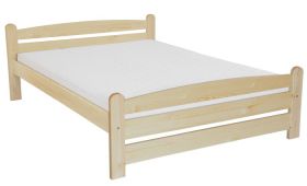 tienerbed / jeugdbed van massief grenenhout, naturel 83, incl. lattenbodem - afmetingen 160 x 200 cm