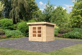 Berging / tuinhuis onbehandeld, grondoppervlakte: 4.5m²