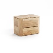 Nachtkastje Massana 06 geolied massief eiken - Afmetingen: 60 x 45 x 38 cm (H x B x D)