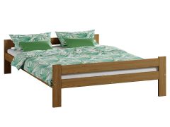 Tienerbed / jeugdbed in functioneel design Llorts 20, massief grenen, kleur: eiken - Lig vlak: 160 x 200 cm (B x L)