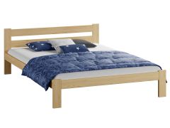 tienerbed / jeugdbed Encamp 18, massief grenen, kleur: natuur / onbehandeld grenen - Lig vlak: 140 x 200 cm (B x L)