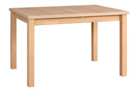BAIBA eettafel in Sonoma eik, afmetingen 80 x 120/150 cm (B x D), tafelblad gemaakt van krasbestendig laminaat, houten poten, ruimte voor maximaal 8 personen