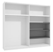 Set van 3 legplanken, grafietgrijs, afmetingen: 5 x 120 x 46,5 cm, voor 245 brede kasten