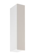 Keukenkastje | 1 draaideur | Kleur: wit / beige | Soft-Close functie | 3 vakken | 20 x 32 x 100 cm | smal | rechts draaiende deur