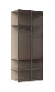 Uitbreidingsmodule voor kleerkast / draaideurkast Neiafu, kleur: kasjmier, afmetingen: 224 x 90 x 56