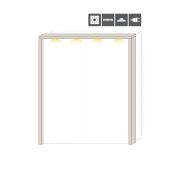 LED frame voor schuifdeurkast / kleerkast Neiafu 91 en 92, kleur: kasjmier