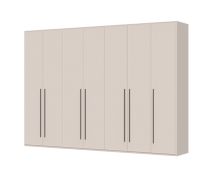 Zevendeurs kledingkast met veel opbergruimte Neiafu 25, verstelbare poten, soft-close functie, vier kledingroedes, afmetingen: 224 x 317 x 56 cm