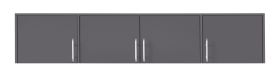 Uitbreiding / opbouwkast Hannut 43, kleur: antraciet - Afmetingen: 40 x 200 x 56 cm (H x B x D)
