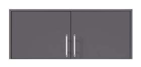 Uitbreiding / opbouwkast Hannut 45, kleur: antraciet - Afmetingen: 40 x 100 x 56 cm (H x B x D)