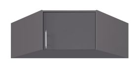 Hannut 46 kastuitbreiding, kleur: antraciet - Afmetingen: 40 x 95 x 95 cm (H x B x D)