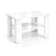 Salontafel Polon 2 / Kleur: Nimfea alba hoogglans / robuust en onderhoudsvriendelijk / 60 x 60 x 50 cm / groot extra opbergvak / salontafel / UV-gelakt