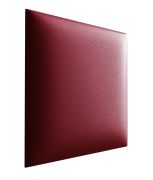 Bekledingspanelen, set van 10, kleur: rood, bekleding: imitatieleer, afmetingen: 30 x 30 cm