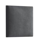 Bekledingspanelen, set van 10, kleur: antraciet, hoes: velours, afmetingen: 30 x 30 cm