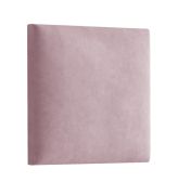 Bekledingspanelen, set van 10, kleur: roze, hoes: velours, afmetingen: 30 x 30 cm