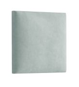 Bekledingspanelen, set van 10, kleur: lichtgroen, hoes: velours, afmetingen: 30 x 30 cm