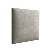 Bekledingspanelen, set van 10, kleur: grijs, hoes: velours, afmetingen: 30 x 30 cm