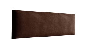 Bekledingspanelen, set van 10, kleur: donkerbruin, hoes: velours, afmetingen: 38 x 15 cm