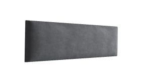 Bekledingspanelen, set van 10, kleur: antraciet, hoes: velours, afmetingen: 38 x 15 cm
