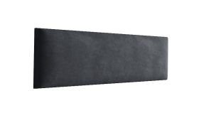 Bekledingspanelen, set van 10, kleur: zwart, hoes: velours, afmetingen: 38 x 15 cm