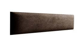 Bekledingspanelen, set van 10, kleur: donkerbruin, hoes: velours, afmetingen: 38 x 15 cm
