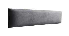 Bekledingspanelen, set van 10, kleur: antraciet, hoes: velours, afmetingen: 38 x 15 cm