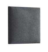 Gestoffeerde panelen, set van 10, kleur: antraciet, hoes: velours, afmetingen: 38 x 40 cm