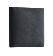 Gestoffeerde panelen, set van 10, kleur: zwart, hoes: velours, afmetingen: 38 x 40 cm
