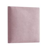 Bekledingspanelen, set van 10, kleur: roze, hoes: velours, afmetingen: 38 x 40 cm