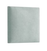 Bekledingspanelen, set van 10, kleur: lichtgroen, hoes: velours, afmetingen: 38 x 40 cm