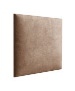 Gestoffeerde panelen, set van 10, kleur: bruin, hoes: velours, afmetingen: 38 x 40 cm
