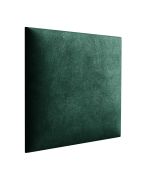Bekledingspanelen, set van 10, kleur: donkergroen, hoes: velours, afmetingen: 38 x 40 cm