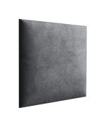 Gestoffeerde panelen, set van 10, kleur: antraciet, hoes: velours, afmetingen: 38 x 40 cm