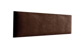 Bekledingspanelen, set van 10, kleur: donkerbruin, hoes: velours, afmetingen: 40 x 15 cm