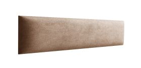 Bekledingspanelen, set van 10, kleur: bruin, hoes: velours, afmetingen: 40 x 15 cm