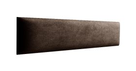 Bekledingspanelen, set van 10, kleur: donkerbruin, hoes: velours, afmetingen: 40 x 15 cm