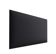 Gestoffeerde panelen, set van 10, kleur: zwart, bekleding: kunstleer, afmetingen: 40 x 30 cm