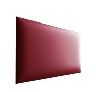 Gestoffeerde panelen, set van 10, kleur: rood, bekleding: kunstleer, afmetingen: 40 x 30 cm