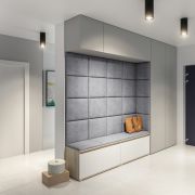 Bekledingspanelen, set van 10, kleur: grijs, hoes: velours, afmetingen: 40 x 30 cm