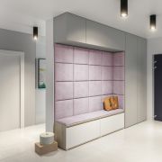 Bekledingspanelen, set van 10, kleur: roze, hoes: velours, afmetingen: 40 x 30 cm