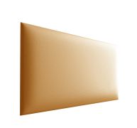 Gestoffeerde panelen, set van 10, kleur: oranje, bekleding: kunstleer, afmetingen: 50 x 30 cm