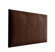 Bekledingspanelen, set van 10, kleur: donkerbruin, hoes: velours, afmetingen: 50 x 30 cm